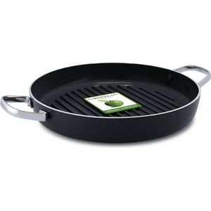 GreenPan Essentials grillpan 28cm - zwart - inductie - PFAS-vrij