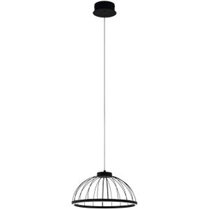 EGLO Bogotenillo Hanglamp - LED - Ø 40 cm - Zwart/Wit