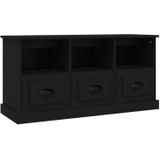 vidaXL-Tv-meubel-100x35x50-cm-bewerkt-hout-zwart