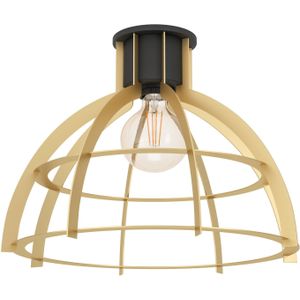 EGLO Stillington Plafondlamp - E27 - Ø 41,5 cm - Zwart/Goud - Staal