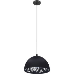 EGLO Congresbury Hanglamp - E27 - Ø 38 cm - Zwart/Wit