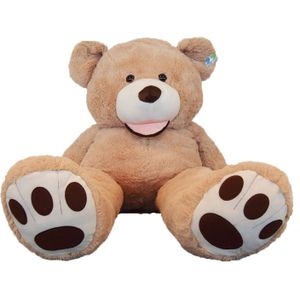 Grote Teddybeer – 160 cm - Groen/Zwart