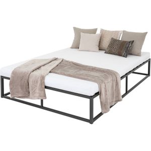 ML-Design metalen bed zwart, 200x140 cm, gemaakt van stalen frame