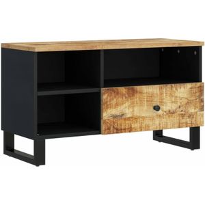 vidaXL-Tv-meubel-80x33x46-cm-massief-mangohout-en-bewerkt-hout