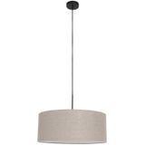 Steinhauer Hanglamp Sparkled light 8155 zwart grijs linnen kap