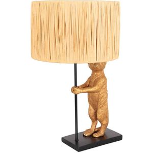 Anne Light and home tafellamp Animaux - zwart - metaal - 3712ZW