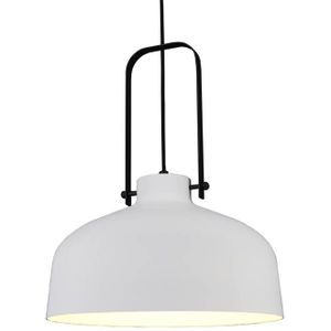 Artdelight Hanglamp Mendoza Ø 37,5 cm wit-zwart