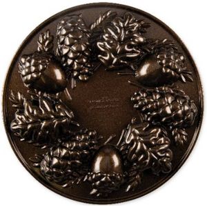 Nordic Ware - Bakvorm ""Woodland Cakelet Pan"" - Nordic Ware Fall Harvest Bronze