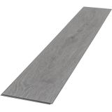 ML-Design Deluxe PVC vloeren, Click, 122cm x 18cm x 4,2mm, dikte 4,2mm, 3,08m²/14 planken, Windswell Hickory Oak, Grijs