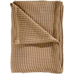 Heckettlane Wafel Plaid - 180x260 cm - Pale Khaki