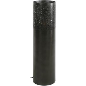 Giga Meubel - Vloerlamp Cilinder Ø25x90cm Zwart Nikkel