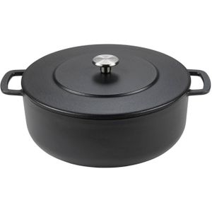 Combekk Sous Chef gietijzeren braadpan - 28cm - zwart