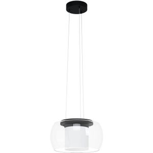 EGLO Briaglia-C Hanglamp - LED - Ø 40 cm - Zwart/Wit - Dimbaar