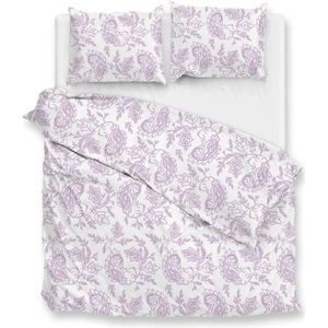 Zo! Home - Perkalkatoen Lilac Pink Print - HNZOHP001-72 - B 240 x L 200 cm/B 240 x L 220 cm - Lits-jumeaux -