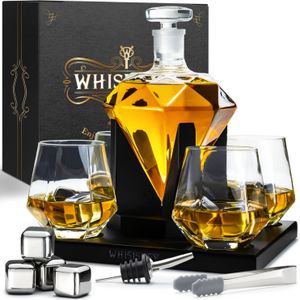 Whisiskey Diamant Whiskey Karaf Set - 0,9 L - Incl. Accessoires