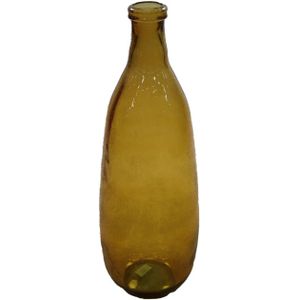 DKNC - Vaas Greensboro - Gerecycled glas - 25x25x75cm - Bruin