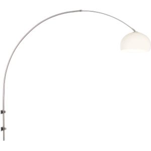 Steinhauer Sparkled Light wandlamp staal met witte kunststof bol