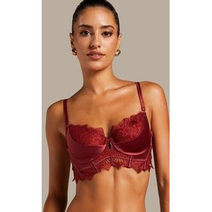 Hunkemöller Voorgevormde longline beugel bh Zoe Rood