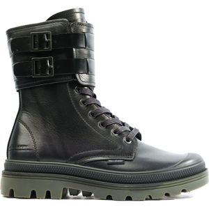 Palladium Boots Womens PAMPA ATELIER R LEATHER BLACK