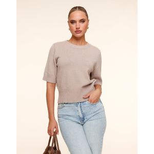 Beige Losse SS - Trui