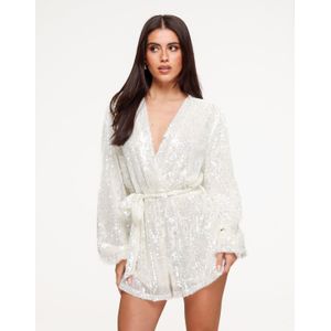 Witte Pailletten - Playsuit