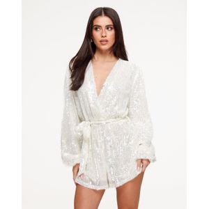 Witte Pailletten - Playsuit