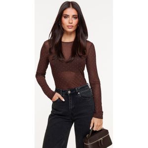 Bruine Mesh - Top
