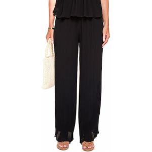Zwarte Plissé - Pantalon