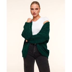 Donkergroene Wollen - Vest