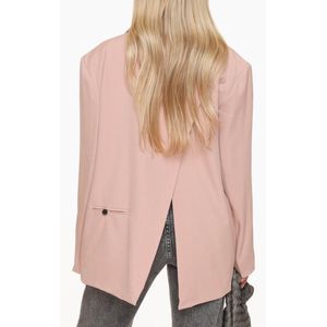 Lichtroze Open Rug Oversized - Blazer