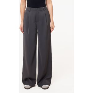 Donkergrijze Wijde Classic - Pantalon