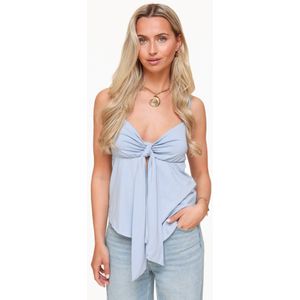 Lichtblauwe Strik - Top
