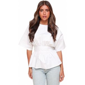 Witte Strik Oversized - T-Shirt