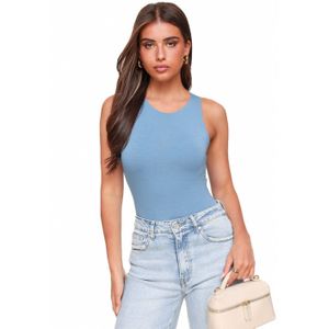 Jeansblauwe Basic - Body