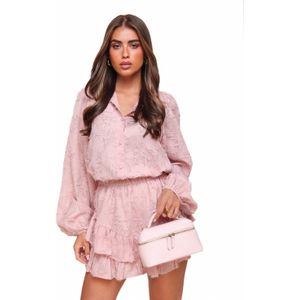 Lichtroze Ballonmouwen - Blouse