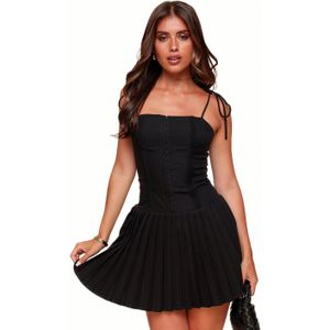 Zwarte Petite Corset - Jurk