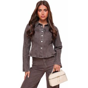 Donkerbruine Denim LS - Jasje