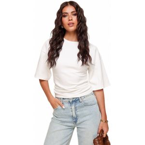 Witte Getailleerde - T-shirt