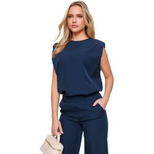 Navy Basic Schoudervullingen - Top