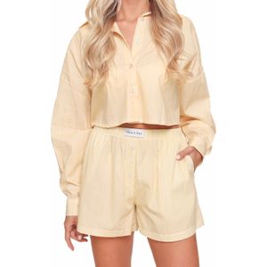 Gele Olivia & Kate Gestreepte - Short