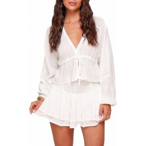 Witte Petite Ruffel - Skort