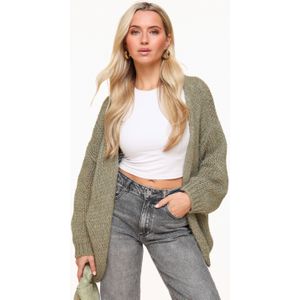 Lichte Army Groene Wollen - Vest