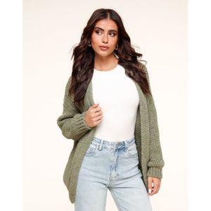 Lichte Army Groene Wollen - Vest