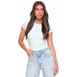 Mintgroene Basic SS - Top