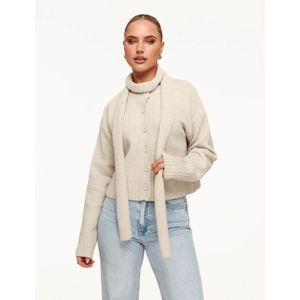 Beige Gebreide LS - Vest