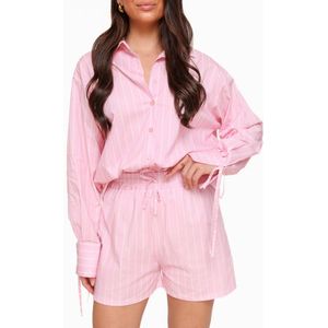 Lichtroze Gestreepte - Short