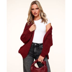 Bordeaux Wollen - Vest