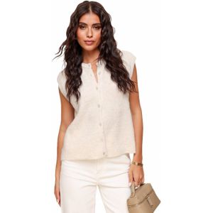 Creme Mouwloze Gilet - Vest