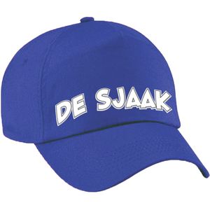 Cadeau pet/cap voor volwassenen - de Sjaak - blauw - vrijgezellenfeest - bruiloft/trouwen