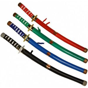 Rood ninja zwaard van plastic 60 cm